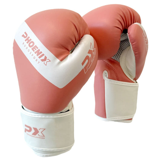 PX Kids Glove Boxhandschuh pink-weiß – ergonomische Passform