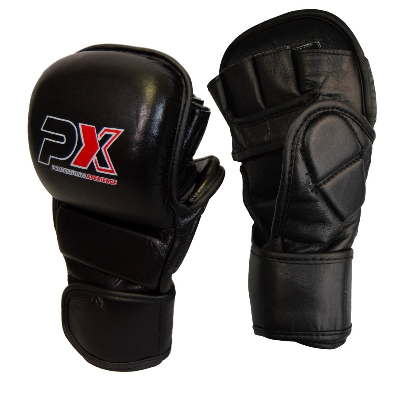 PX MMA Handschutz Leder ergonomische Passform – mit Klettverschluss