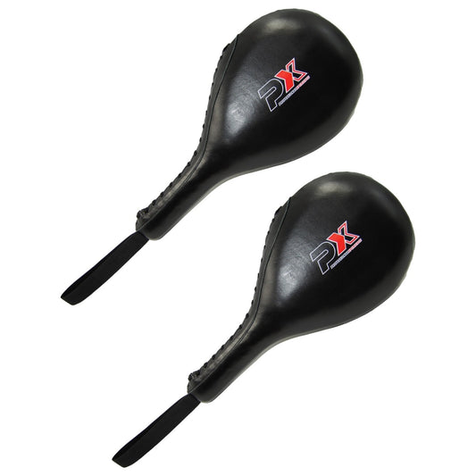 PX Schlag-Pratzen (Paar) - Boxing Paddle Trainer - für Schlagtraining - schwarz