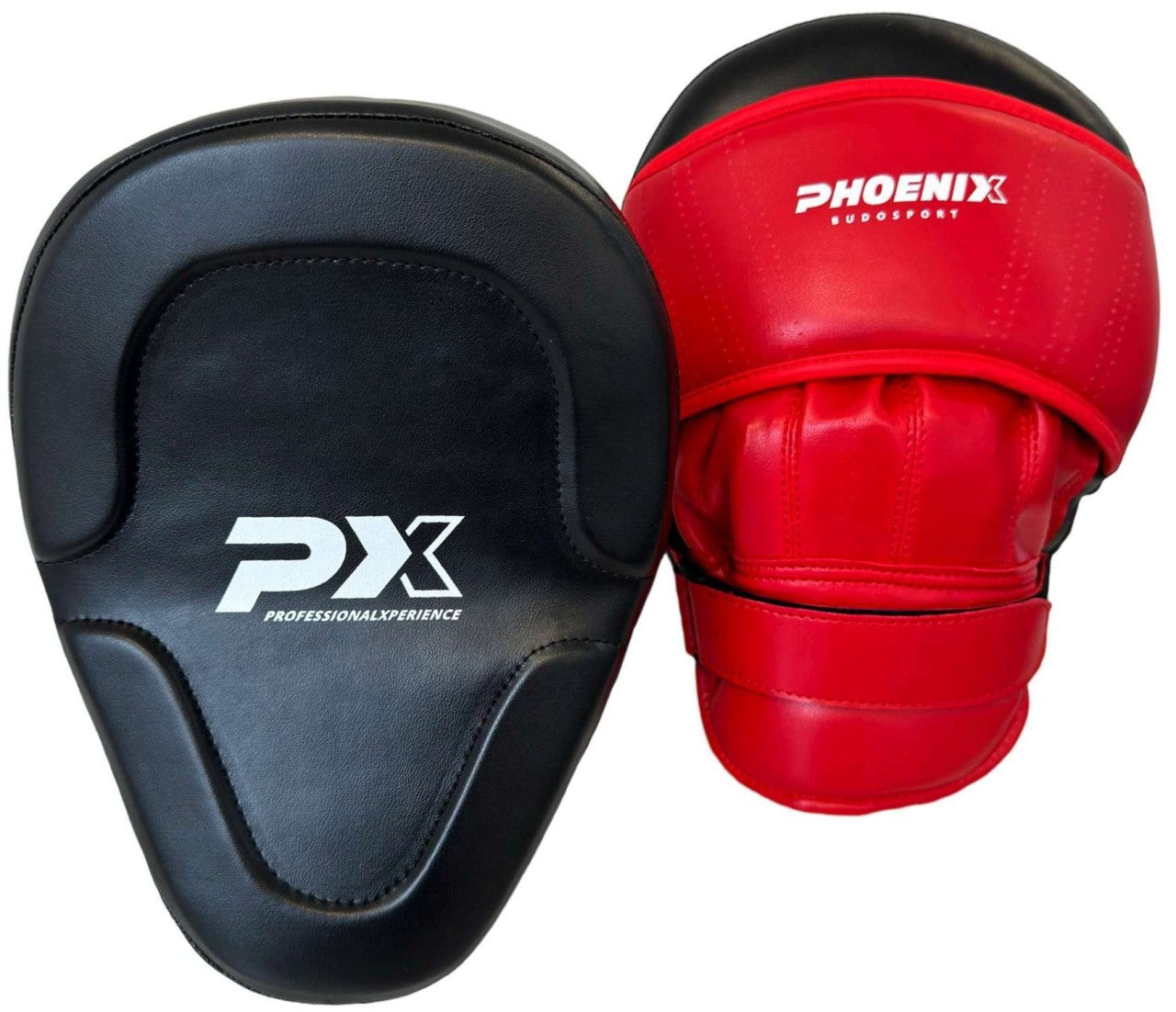 PX LEGACY Handpratze Pro, PU, Paarweise, schwarz-rot