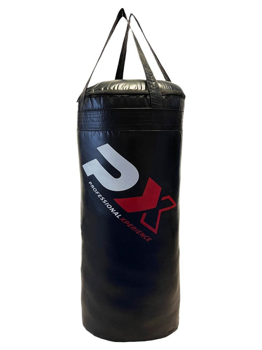 PX Boxsack EXTRA, ca. 130 x 50 cm, gefüllt, schwarz robuste Ausführung – Trainingswaffe aus Kunststoff