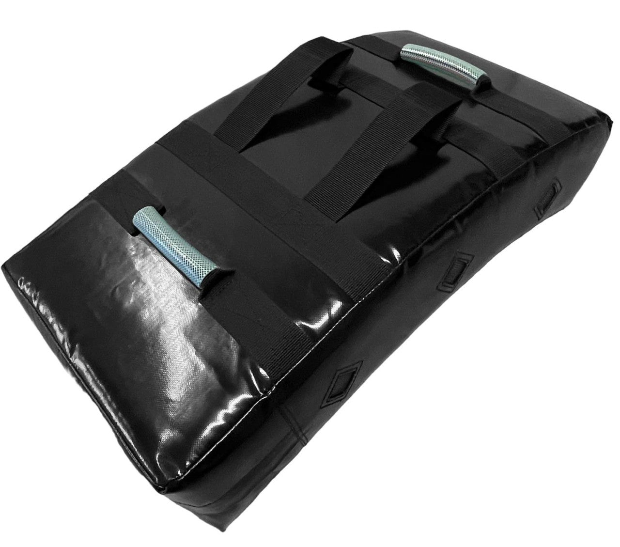 PX Schlagpolster Pro Gekrümmt - Mit 4 Griffen - 75 x 35 x 18 cm - Kunstleder schwarz