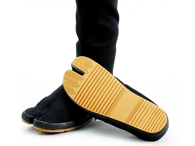 Outdoor-Tabi lang mit Gummisohle, Ninjutsu Ninja Schuhe