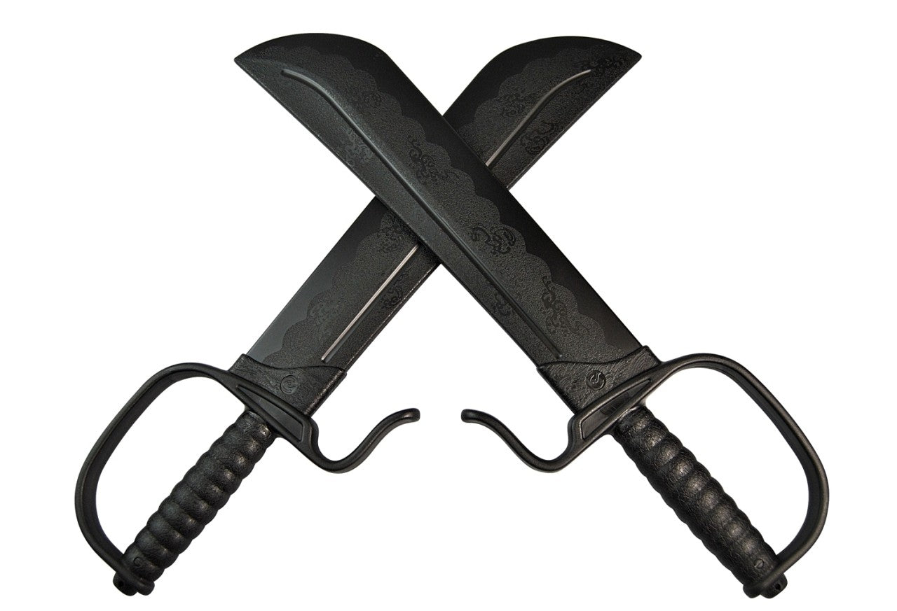 Wing Tsun Trainingsmesser Paar Kunststoff 45cm Trainingswaffe aus Kunststoff