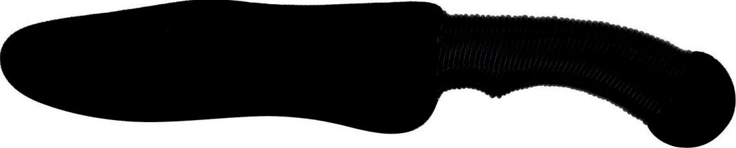 KWON (R) EVA Jagdmesser schwarz 30 cm Trainingsmesser Schaumstoff