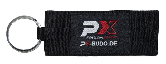 PX Schlüsselanhänger Gürtel 10 cm, schwarz