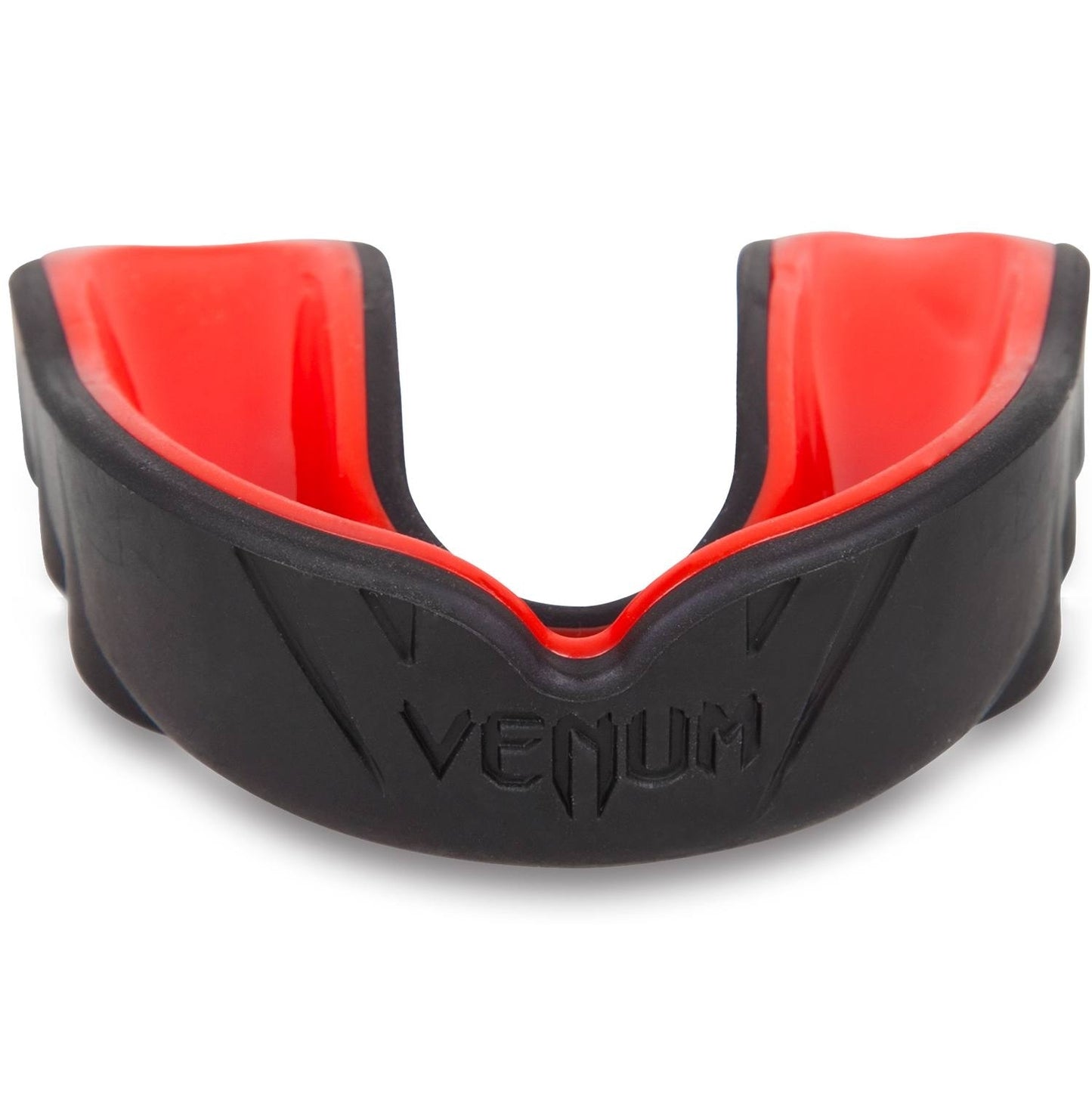 VENUM Mundschutz Challenger Red Devil, Zahnschutz schwarz-rot mit Gel-Rahmen