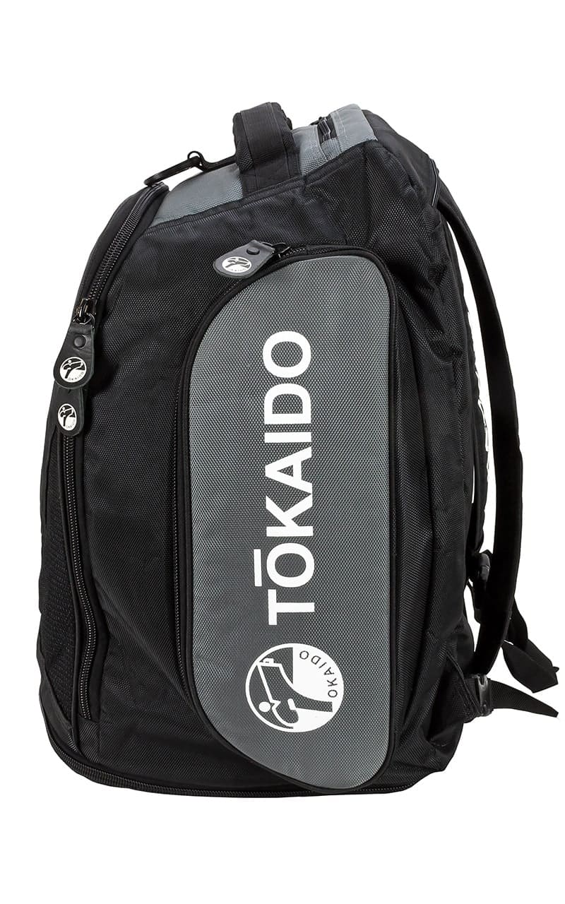 Karate Multifunktionstasche, TOKAIDO Monster Bag, schwarz / grau - Rucksack-Tasche