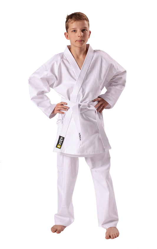 KWON (R) Taekwondo Anzug Traditional weiß, Hose mit Elastikbund