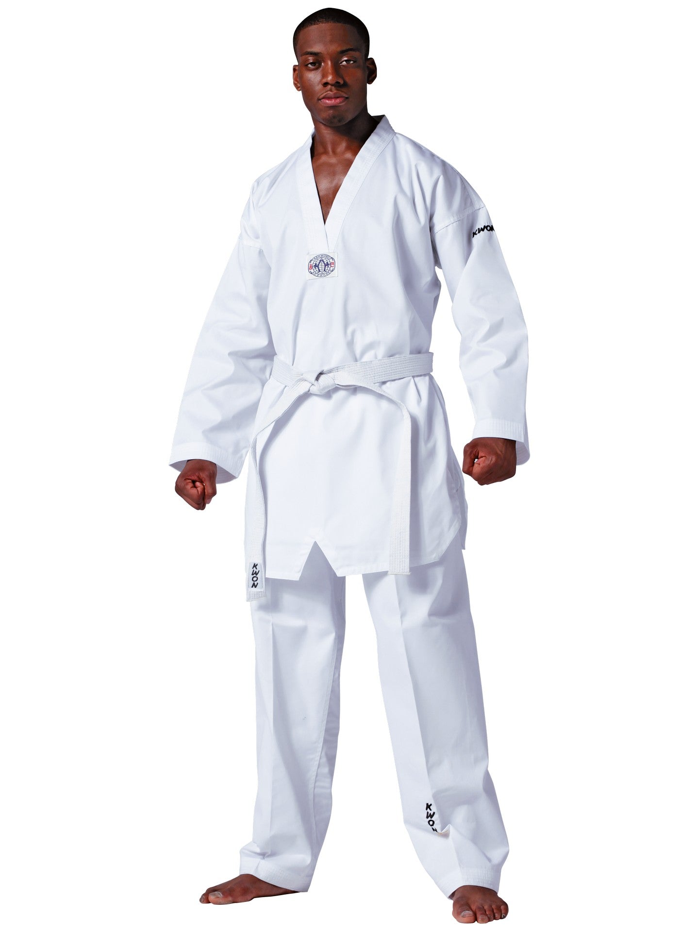 KWON (R) Taekwondo Anzug Hadan Plus weißes Revers