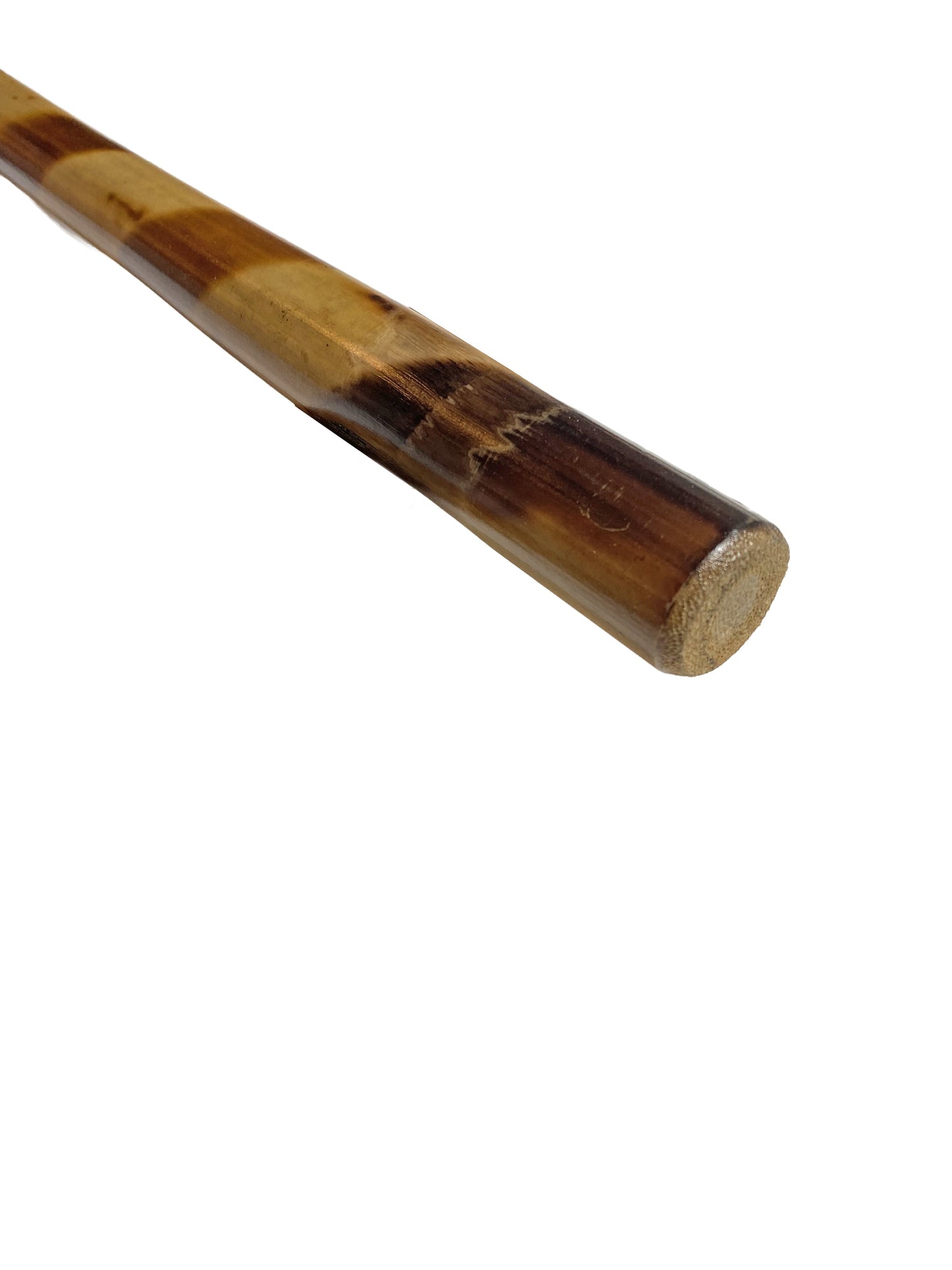 10er Pack Escrima Stock - Rattan Trainingsstick 65 cm - Brandmuster Spirale - Holz Kurzstock Arnis Kali