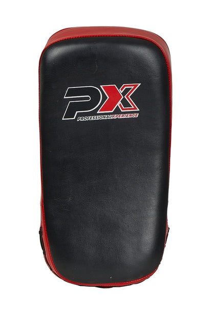 PX Thai Pad (Paar) - Arm Makiwara - Echtleder schwarz-rot - Schlagpolster, Pratze