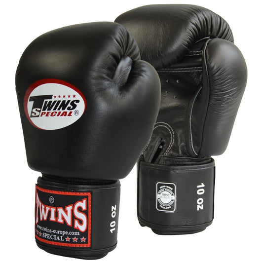 TWINS Boxhandschuh schwarz – ergonomische Passform