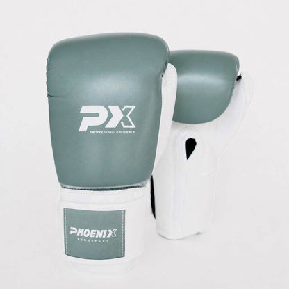 PX Kinder Boxhandschuhe olive-weiß - Kids Glove 4 bis 8 oz