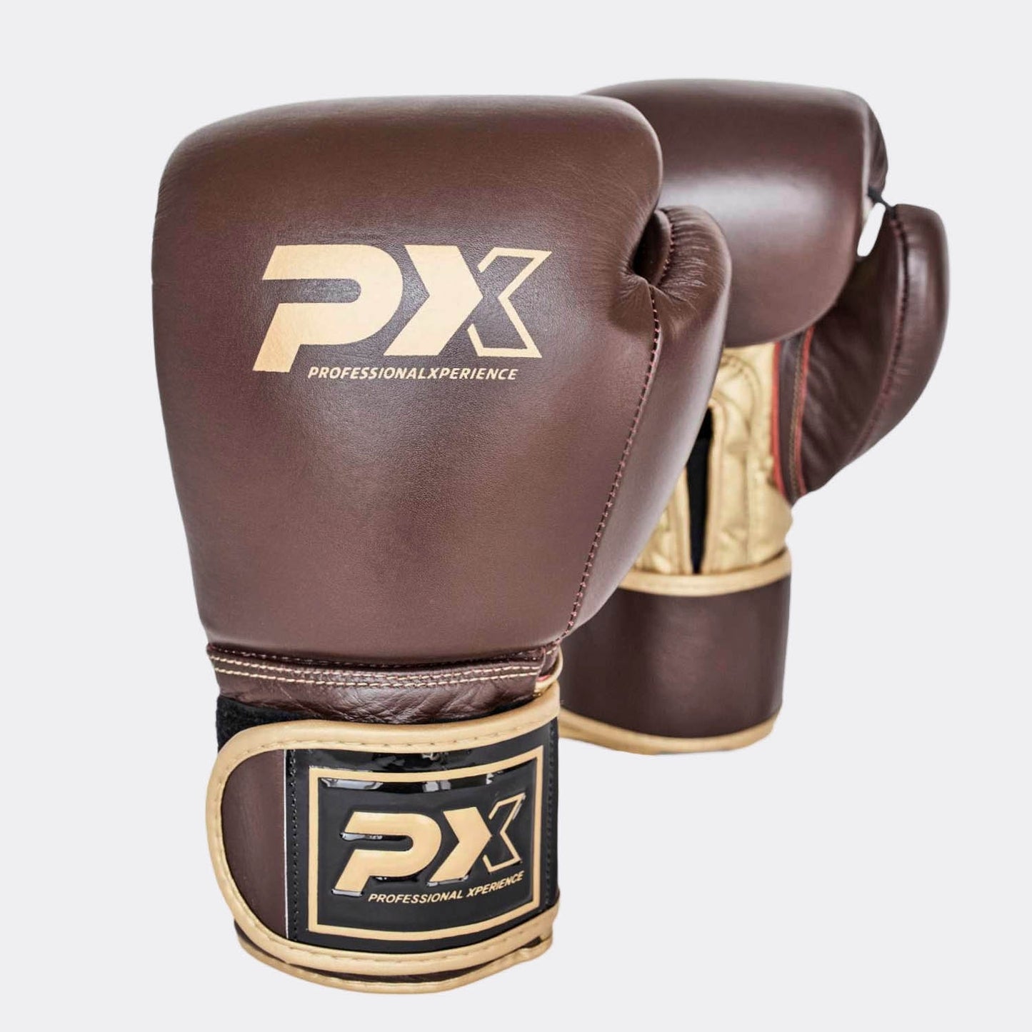 PX Boxhandschuhe Performance - Leder braun-gold - 10 bis 16 oz