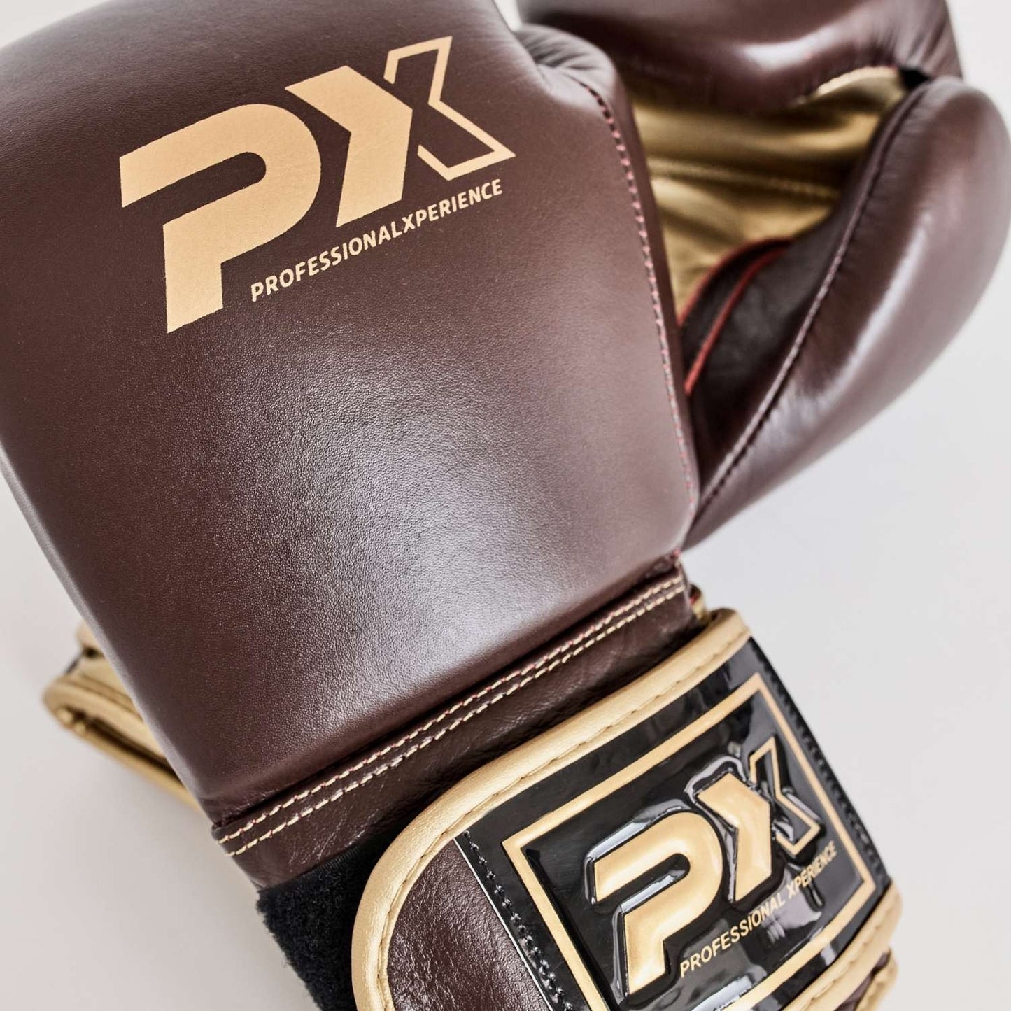 PX Boxhandschuhe Performance - Leder braun-gold - 10 bis 16 oz