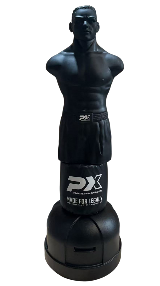 PX Box Dummy Figur 180 cm - Kickfight Standboxsack schwarz - Befüllbar bis 100kg