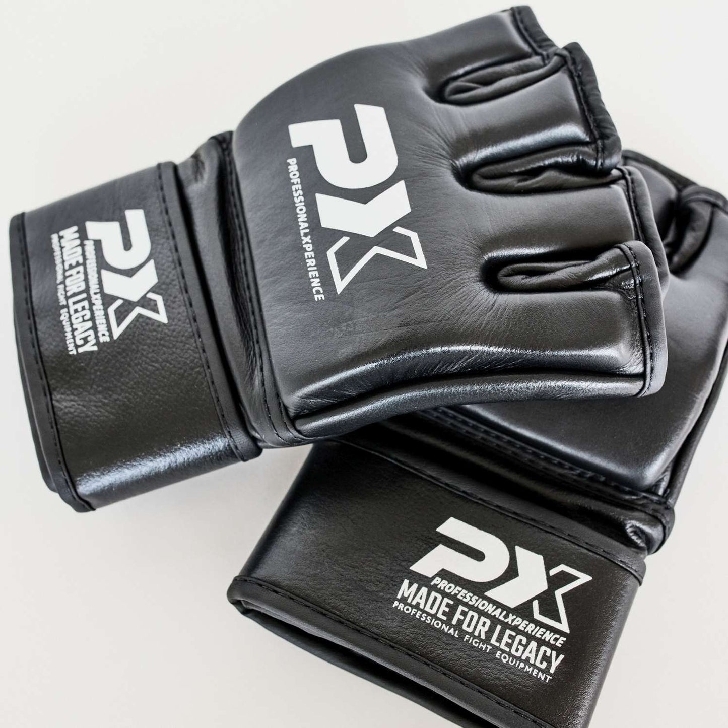 PX MMA Handschutz Pro Performance - Leder schwarz 4 oz