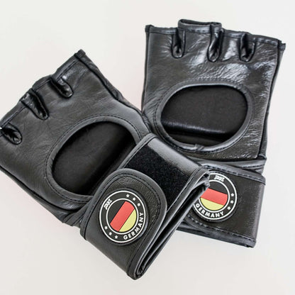 PX MMA Handschutz Pro Performance - Leder schwarz 4 oz