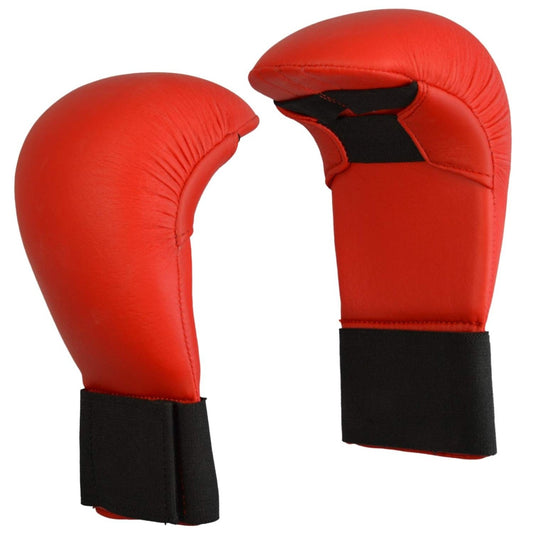 Karate Wettkampfhandschutz rot ergonomische Passform