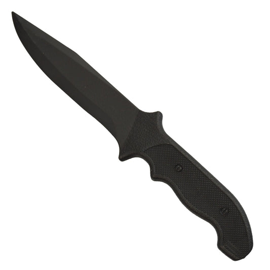 Gummimesser EXPERT schwarz, 29cm Trainingswaffe aus Kunststoff
