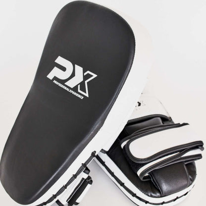 PX Pratzen extra lang - Leder schwarz-weiß Handpratzen (Paar)