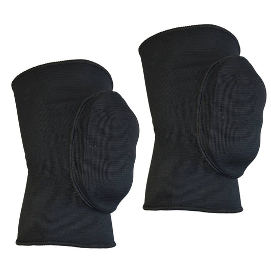 Knieschoner-Elastikbandage schwarz ergonomische Passform – atmungsaktives Material, Baumwollmischung für