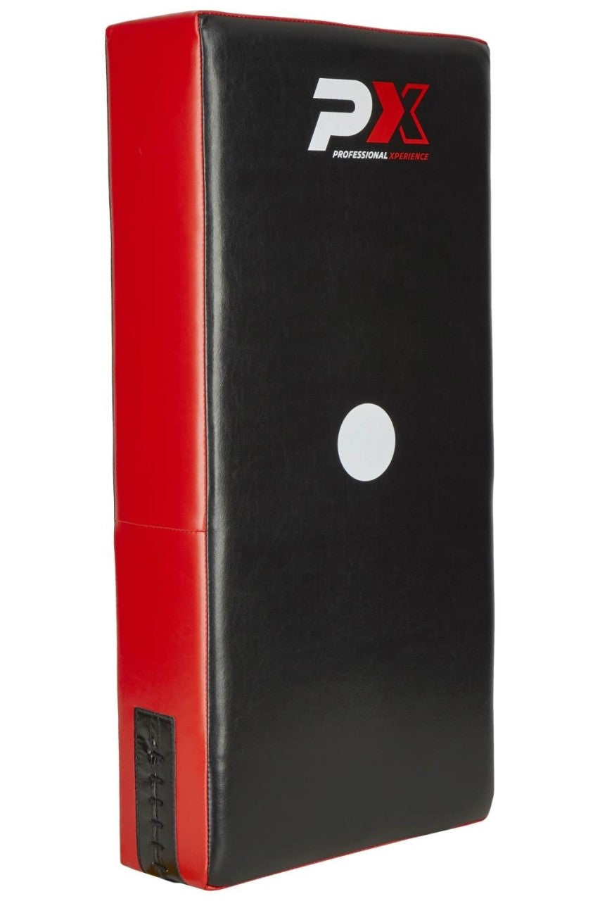 PX Schlagpolster Strike - Mit 4 Griffen - 75 x 35 x 15 cm - Kunstleder rot-schwarz - Robuste leichte Pratze