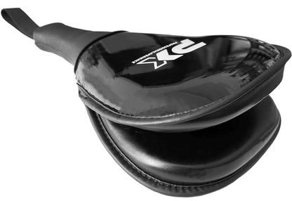 PX Taekwondo Mitt Power - Handpratze mit Schlaufe - Doppel Mitt schwarz