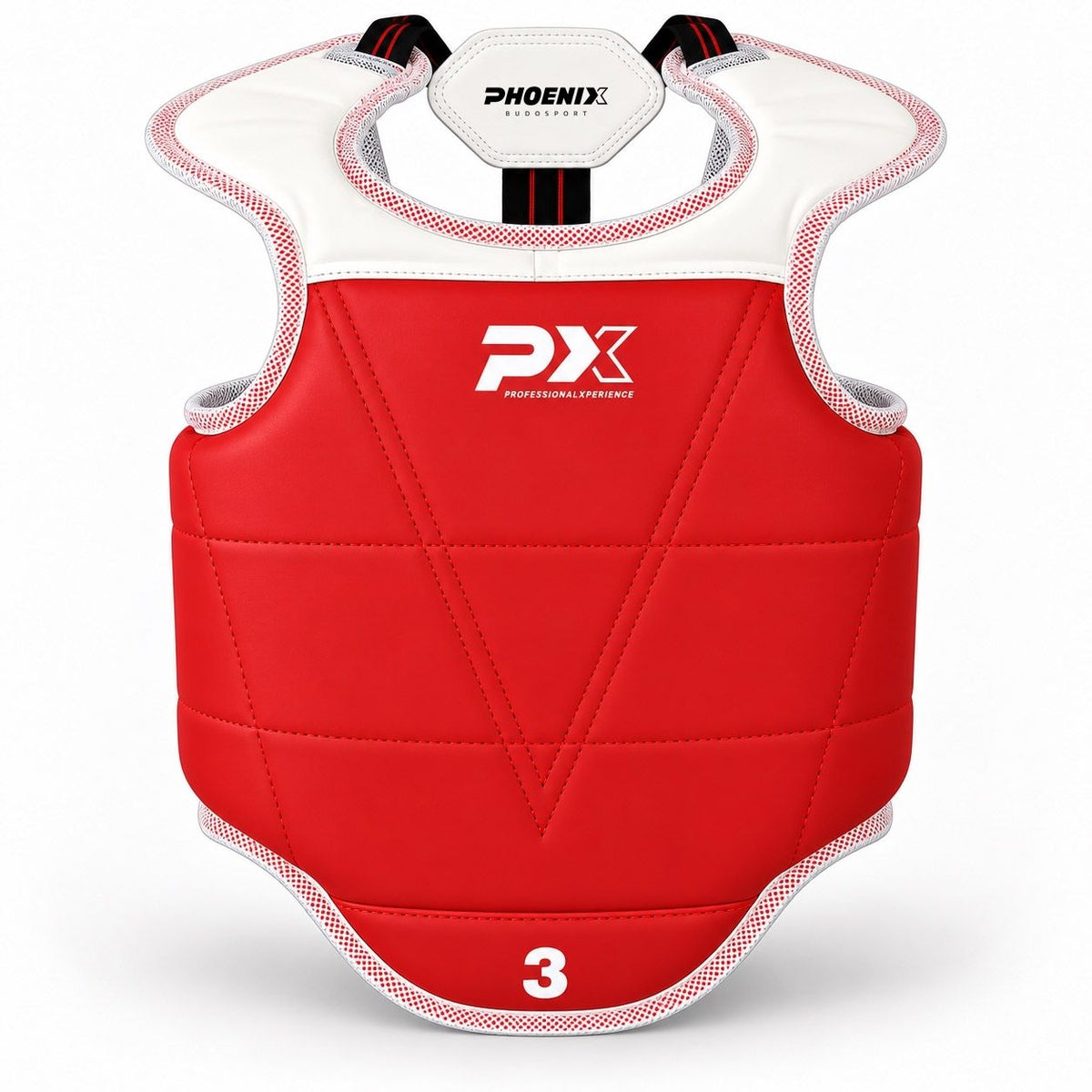 PX Taekwondo Körperschutz - Wendeweste Rot-Blau