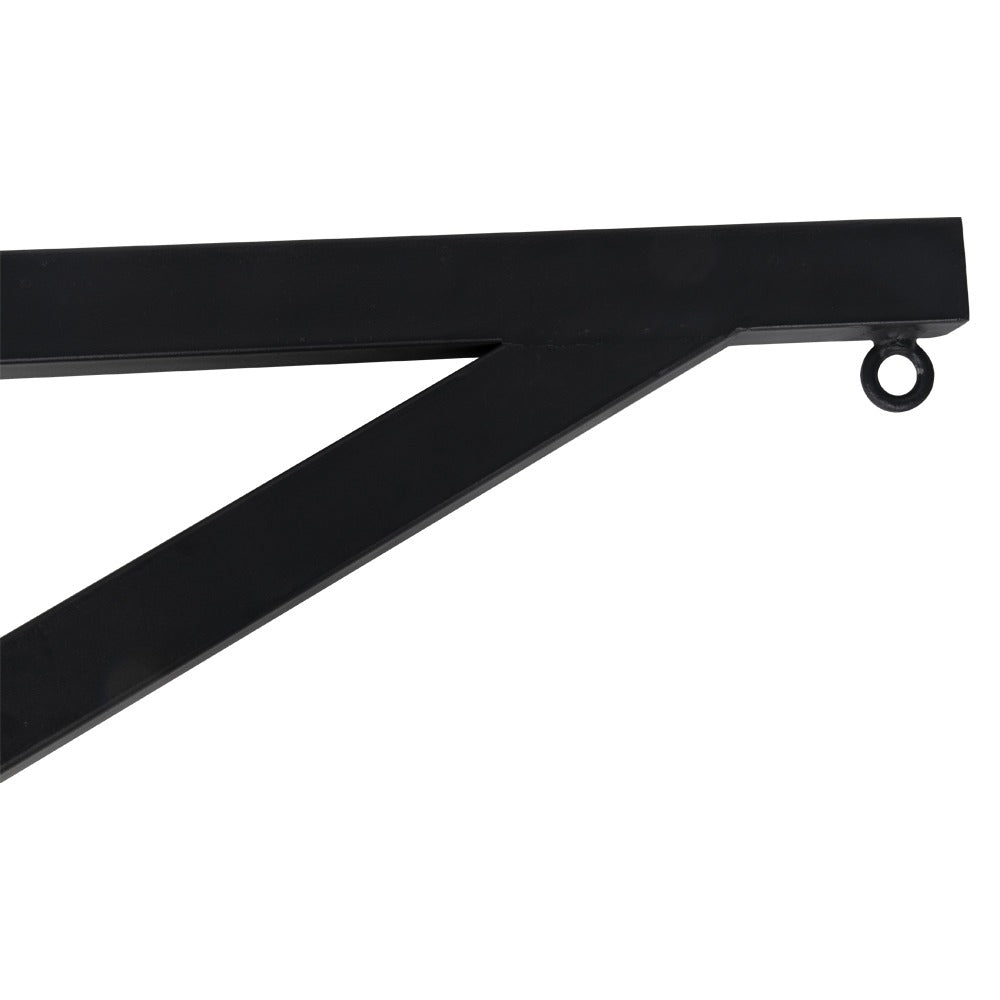 PX Boxsack Wandhalterung, 81 x 41 cm, schwarz - extra stabil und belastbar
