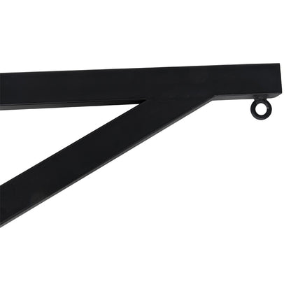 PX Boxsack Wandhalterung, 81 x 41 cm, schwarz - extra stabil und belastbar