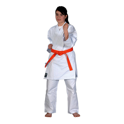 KAITEN Karateanzug Kodomo - Karate Gi weiß 9 oz Baumwolle - Moderner weiter Schnitt