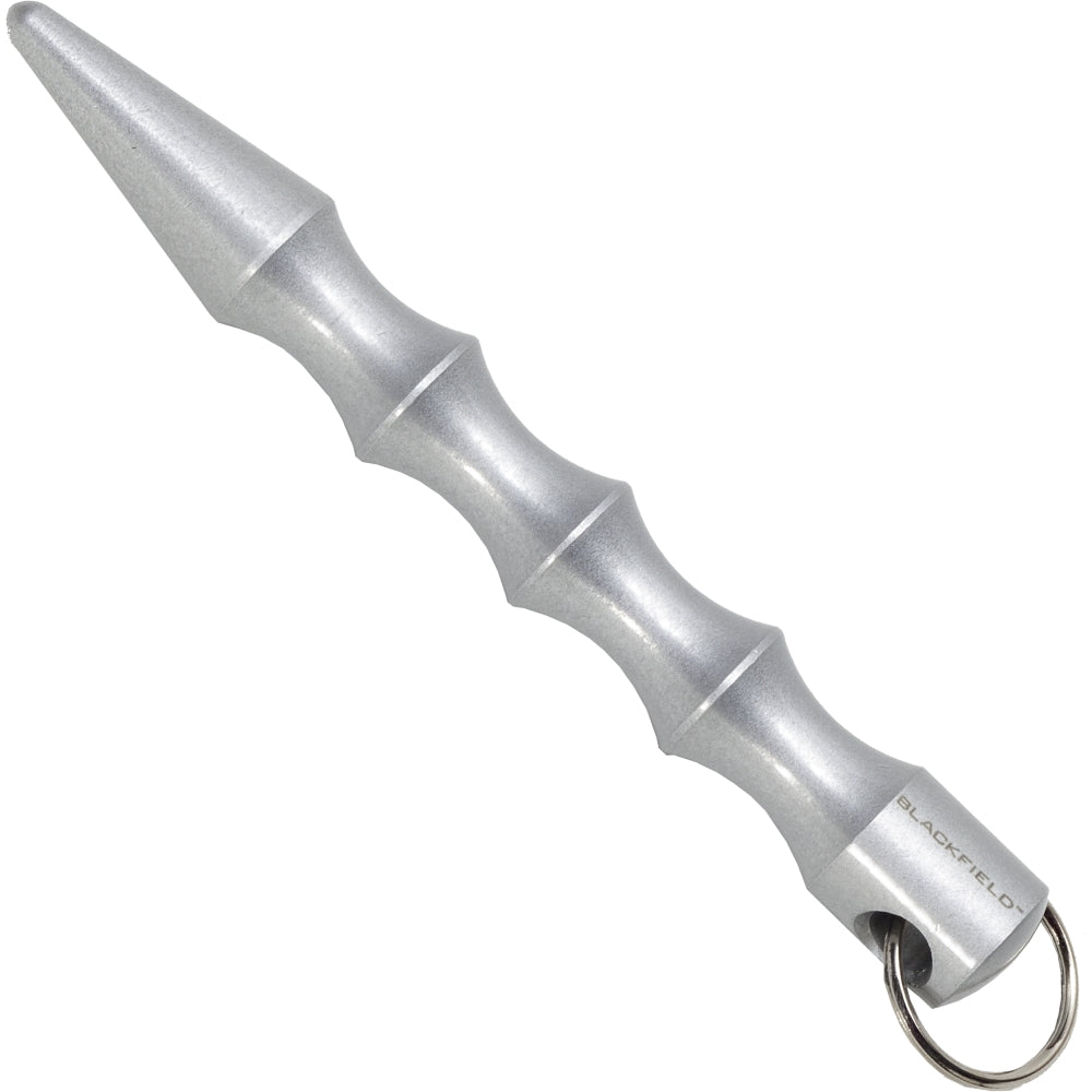 BlackField Kubotan Metall silberfarben 14 cm