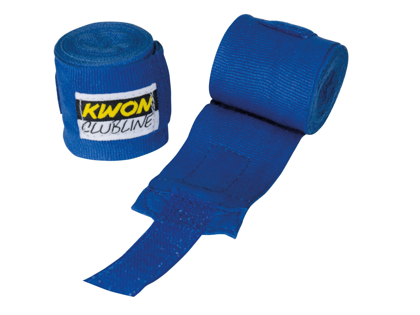 KWON (R) Boxbandagen unelastisch 2,5 m (Paar) mit Daumenschlaufe (Schwarz, Weiß, Rot, Blau, Pink)