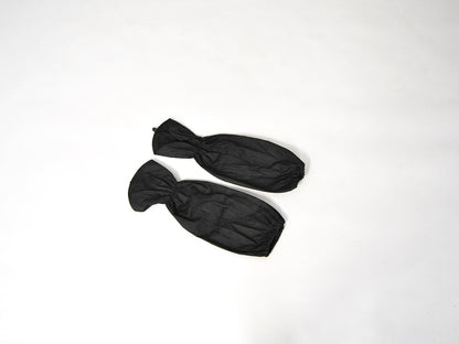 TEKKA BUDO Ninja Anzug schwarz 8 oz - 6 teiliges Set: Jacke, Hose, Kopfmaske, Kapuze, Armstulpen, Schwarzgurt - Ninjutsu Anzug