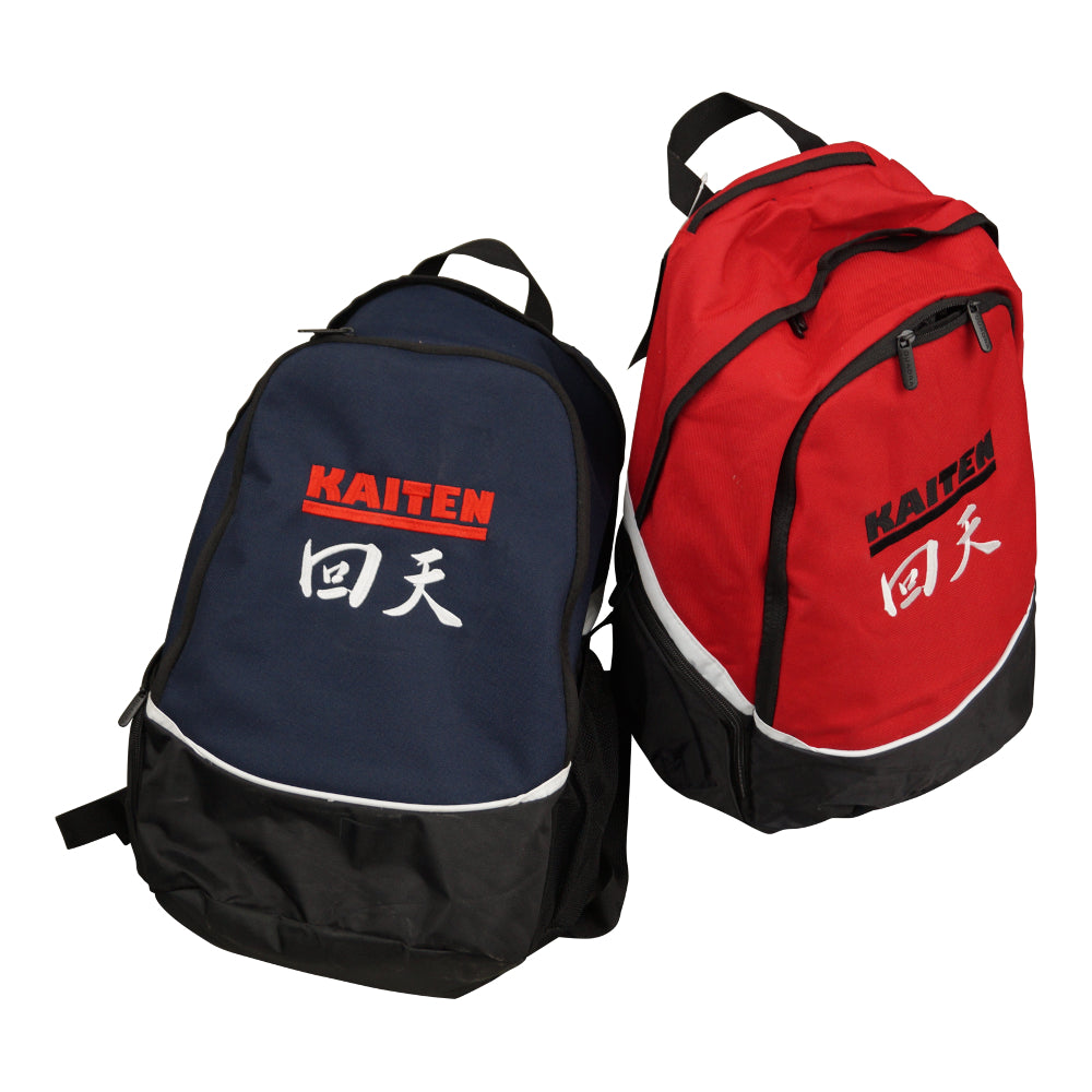 Kaiten Karate Rucksack - 17 Liter - mit separaten Fächern (Rot, Navy Blau, Royal Blau, Schwarz)