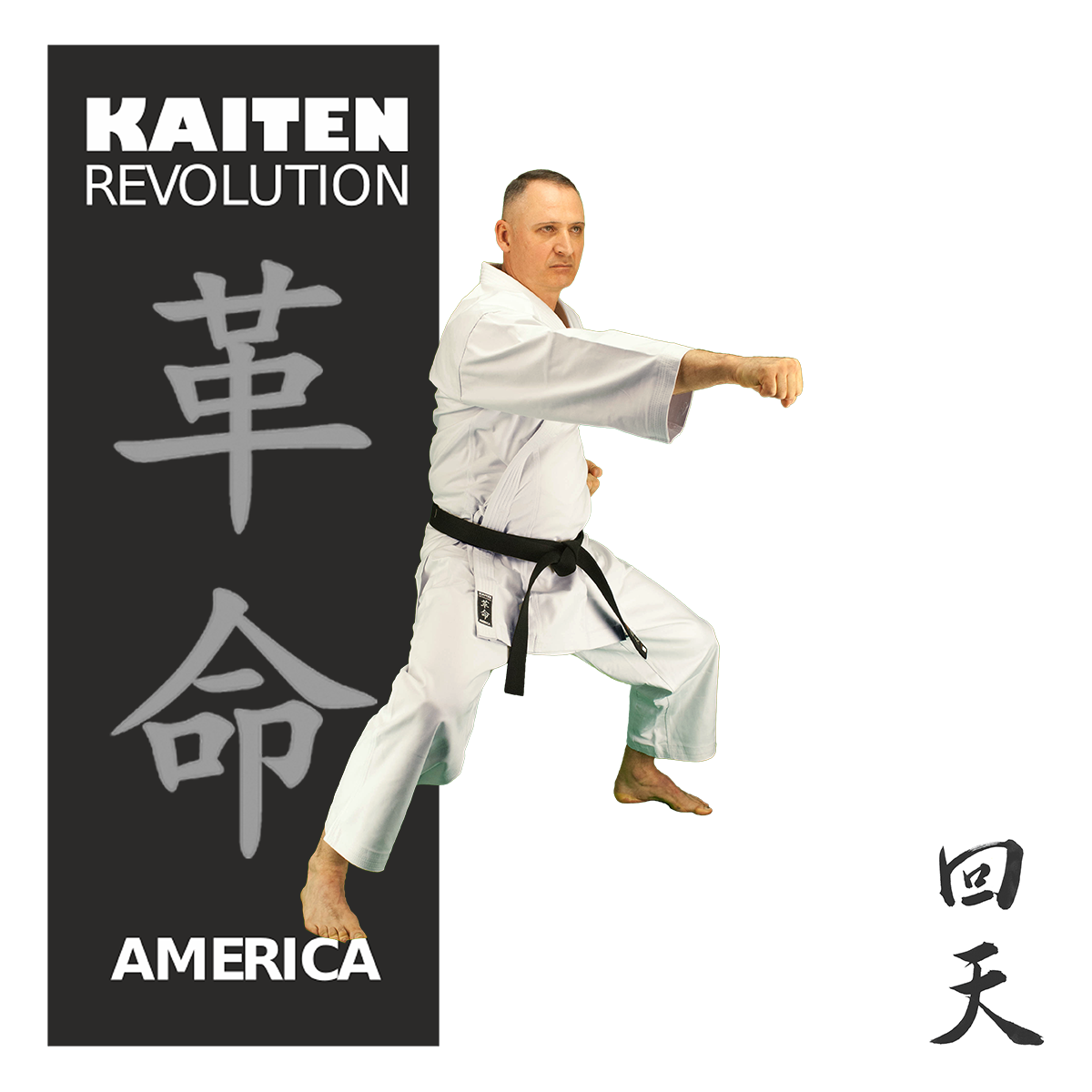 KAITEN Karateanzug America REGULAR - Karate Gi weiß 14 oz Baumwolle - Hose mit Zugverschluss