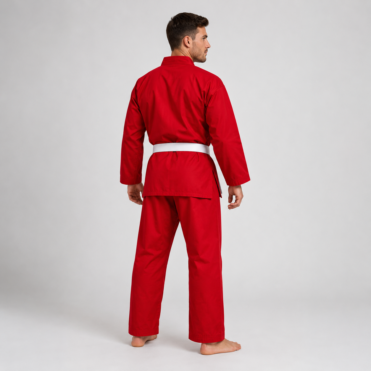 PX Kampfsport Anzug Rot - Color Edition V-Revers 8 oz