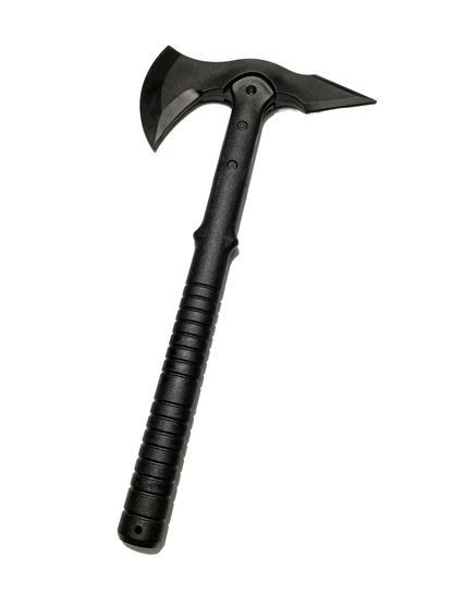 Trainingsaxt schwarz 39 cm aus Hartplastik und Gummi