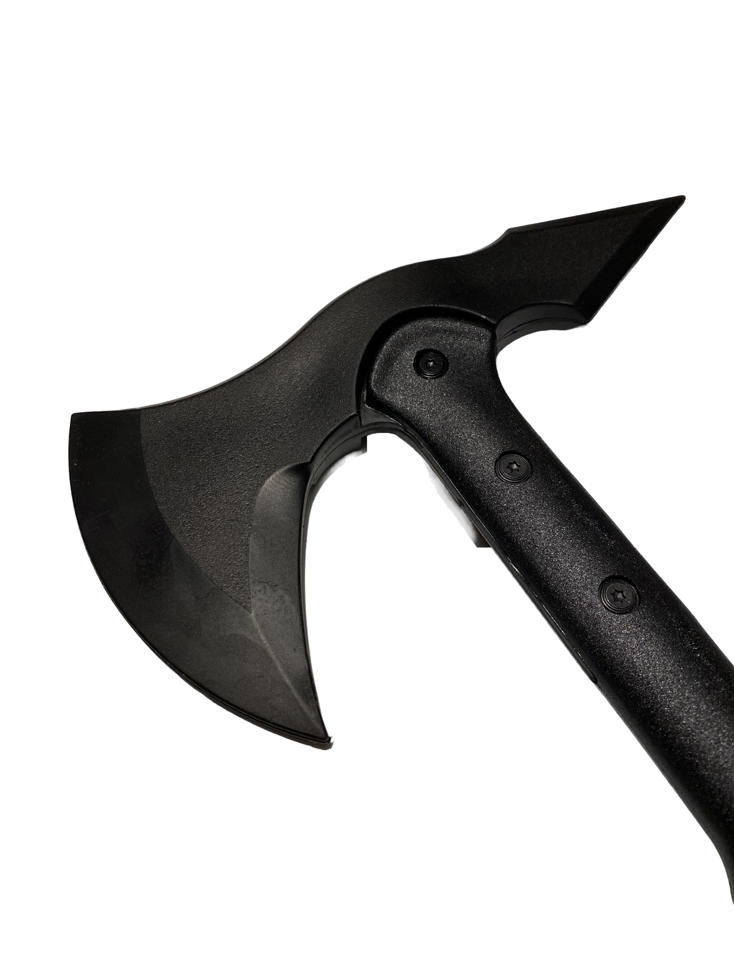 Trainingsaxt schwarz 39 cm aus Hartplastik und Gummi