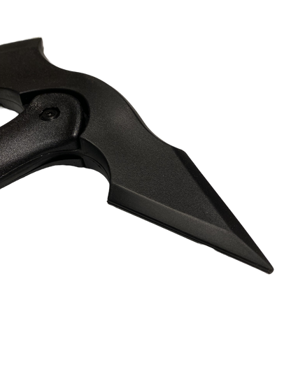 Trainingsaxt schwarz 39 cm aus Hartplastik und Gummi