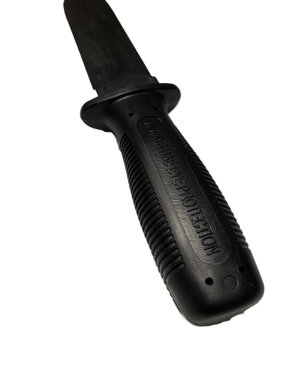 Trainingsmesser weich 22 cm Kunststoff schwarz