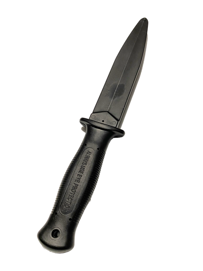Trainingsmesser hart 28,5 cm Kunststoff schwarz