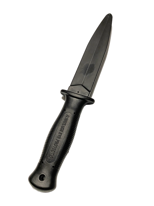 Trainingsmesser weich 28,5 cm Kunststoff schwarz
