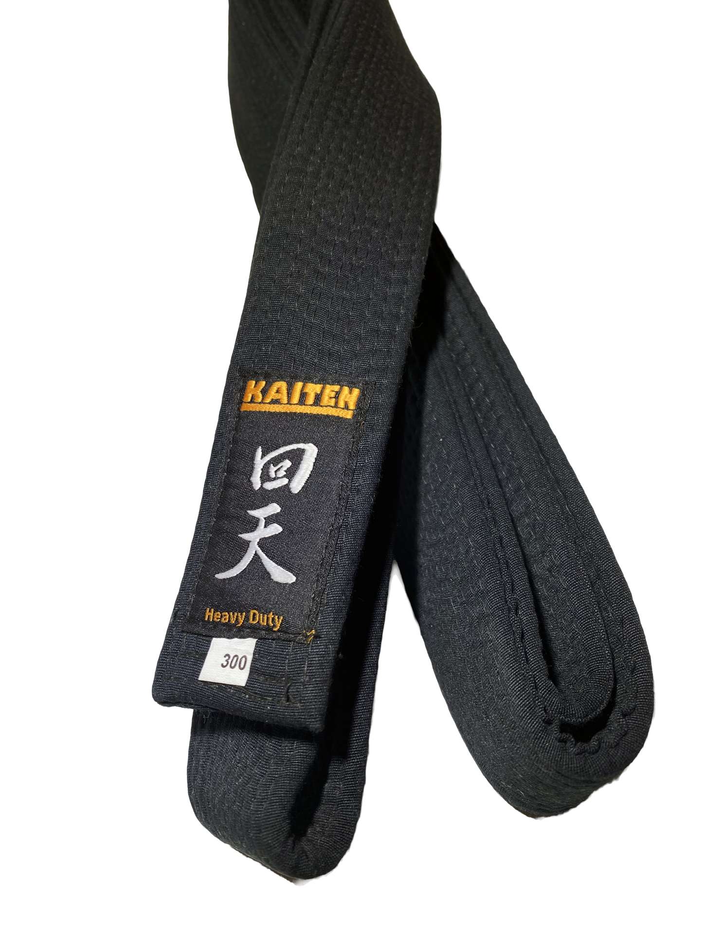 Kaiten Karategürtel Schwarz extra dick - 4,5 cm Breit - Schwarzgurt Baumwolle - Länge 275 bis 350 cm