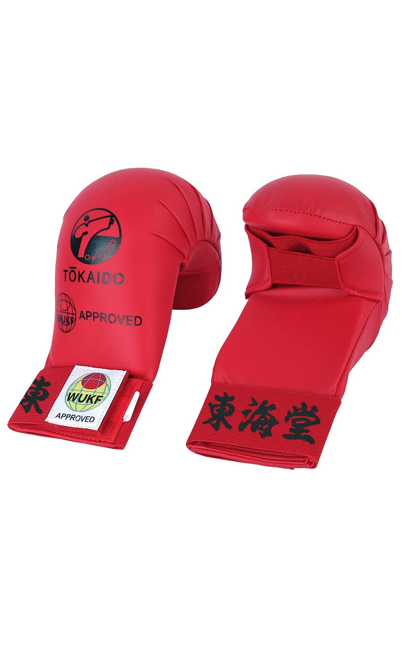 Karate Faustschützer, TOKAIDO Kanji, WUKF - Rot