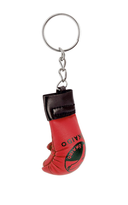 Karate Schlüsselanhänger, TOKAIDO Faustschutz rot - Miniatur Karate-Handschuh 10 cm
