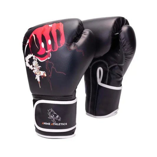 Anime Athletics Boxhandschuhe BAJURANGU GUN schwarz-weiß - COMFORT Version