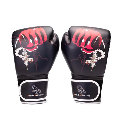 Anime Athletics Boxhandschuhe BAJURANGU GUN schwarz-weiß - COMFORT Version